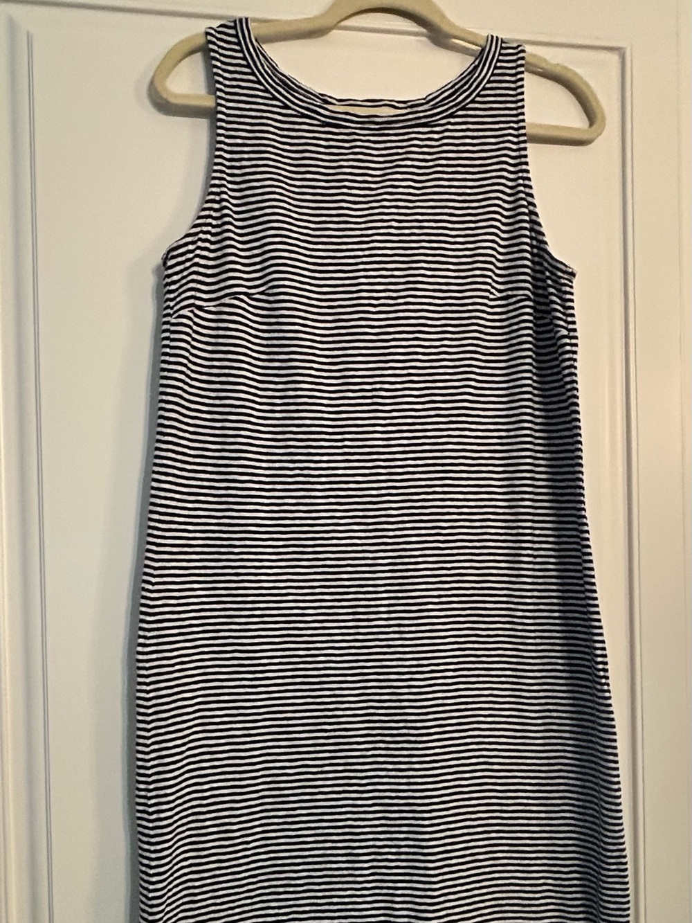 Talbots Striped maxi dress Blue & White Size Medium